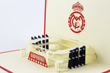 Real Madrid Stadium    pop up card/ 3d  card/Real Madrid souvenir