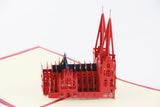 Kolner Dom -Cologne Cathedral pop up card 3D card laser cut