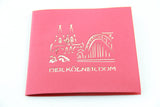 Kolner Dom -Cologne Cathedral pop up card 3D card laser cut