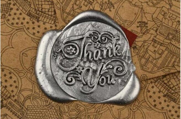 Thank you- wax seal stamp