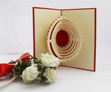 Colosseum in Rome POP UP card Handmade 3d card laser cut