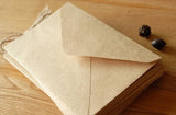 50 of set Kraft Envelopes - triangle flap - for A6 cards and 4x6 photos