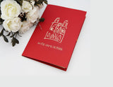 Notre Dame Pop up card 3D card  handmade card gift card Paris card France card