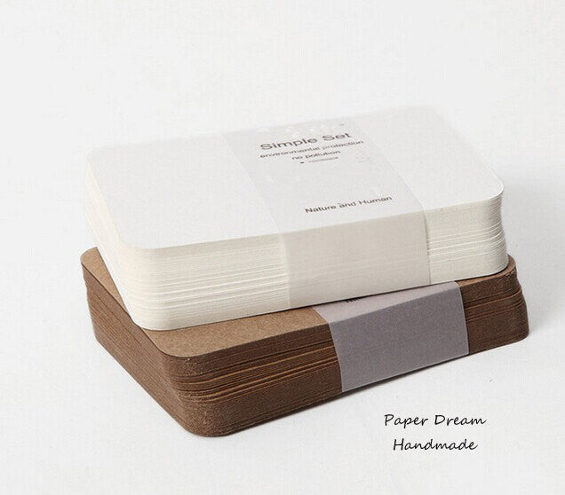 Copy of 100 Blank Cards / 4x3 Note Card //Kraft Cardstock / Flat Blank Cards/ Kraft note card/Kraft . Blank Cards
