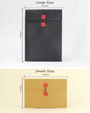 Large Washable Kraft Paper bag / File Folder Bag/ photograph packaging/A4 Kraft envelops