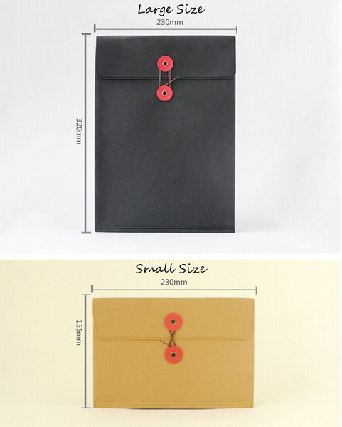 Large Washable Kraft Paper bag / File Folder Bag/ photograph packaging/A4 Kraft envelops