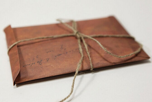Retro Envelopes // A2 Brown Envelopes // Invitation Envelopes //Wedding Favor Bags/