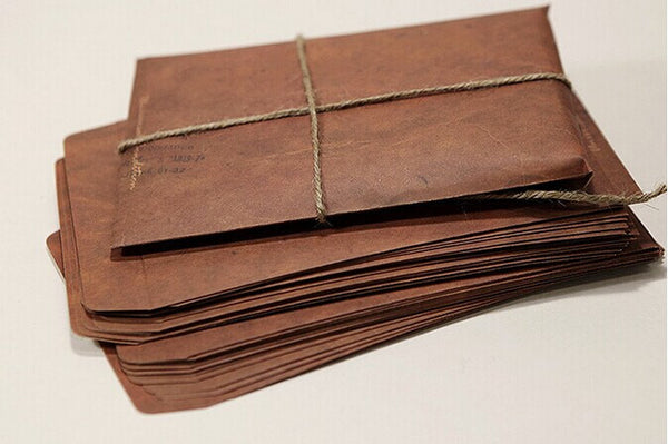 Retro Envelopes // A2 Brown Envelopes // Invitation Envelopes //Wedding Favor Bags/