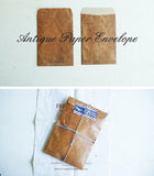 Retro Envelopes // A2 Brown Envelopes // Invitation Envelopes //Wedding Favor Bags/