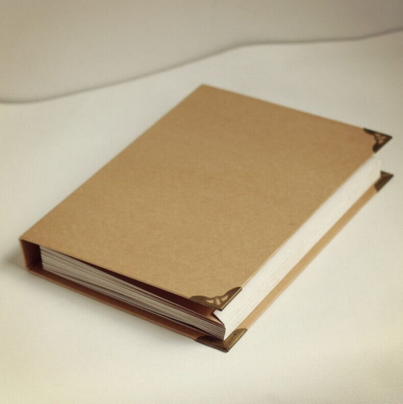 Kraft Blank A3/A4/A5 Vintage Scrapbook, Photo Album, Guest Book, Display  Gift 