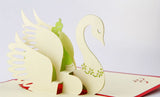 The Swan princess   Pop up card  greeting card 3d card fairy card