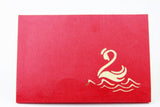 The Swan princess   Pop up card  greeting card 3d card fairy card