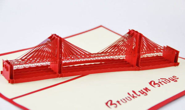 Brooklyn Bridge pop up card/ 3d New York souvenir cards