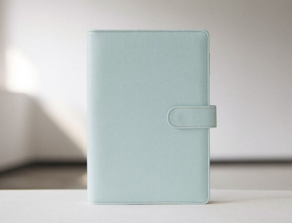 Macaroon Mint blue Journal Planner Refillable planner/ A6 A5 size