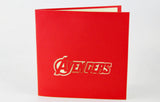 Avengers pop up card/ Avengers card/handmade greeting card in super hero