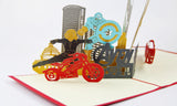 Avengers pop up card/ Avengers card/handmade greeting card in super hero