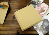Set of CD cases - Recycled Kraft CD Sleeves DVD wedding favors bag,gift photography packaging