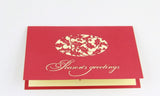 seasons greeting card Christmas Pop up card 3d handmade card