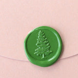 Pine tree Wax Seal Stamp/ wedding invitation seals/ tree seals--WS004