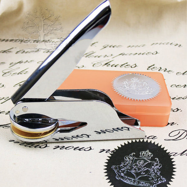 Customized Embosser Stamp / personalized embossed stamp/