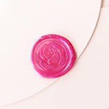 Rose Wax Seal Stamp/ wedding invitation seals/gift for kids/flower wax stamp--WS113