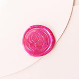 Rose Wax Seal Stamp/ wedding invitation seals/gift for kids/flower wax stamp--WS113