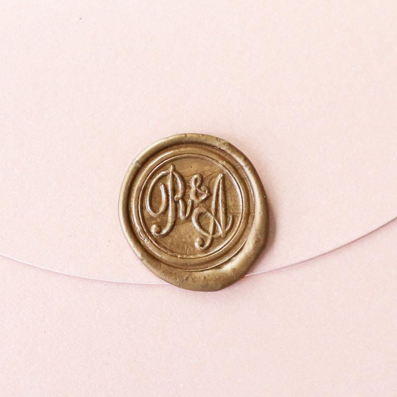 Custom Initials wax seal stamp/personalized wedding seals/wedding