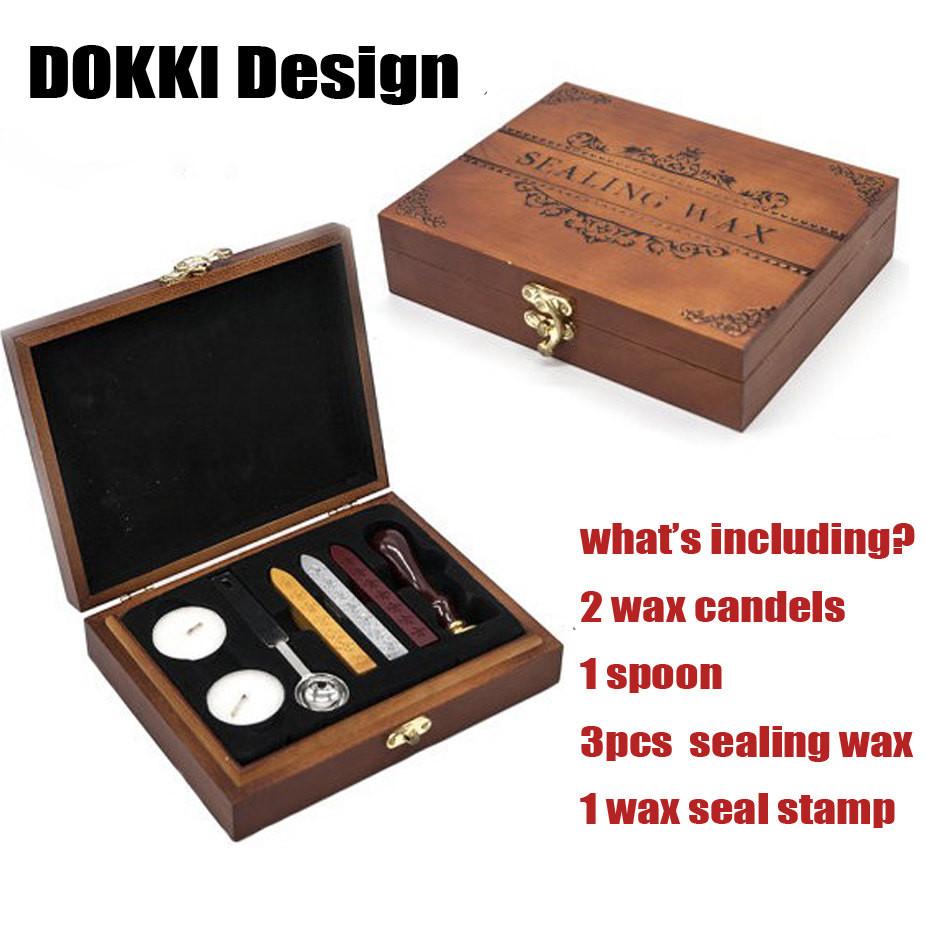 Macron Wax Seal Stamp Kit Sealing Wax Stamps Gift Kit - China Wax Seal Stamp  Kit, Wax Stamps Gift Kit