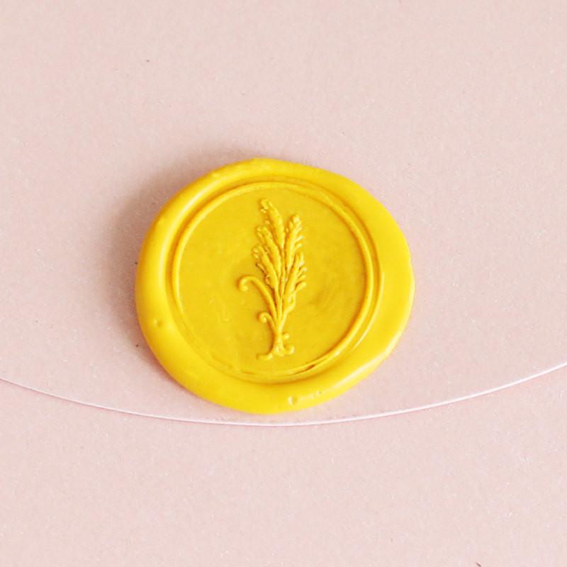 Wheat Wax Seal Stamp/ plant sealing wax/sealing stamp/WS153