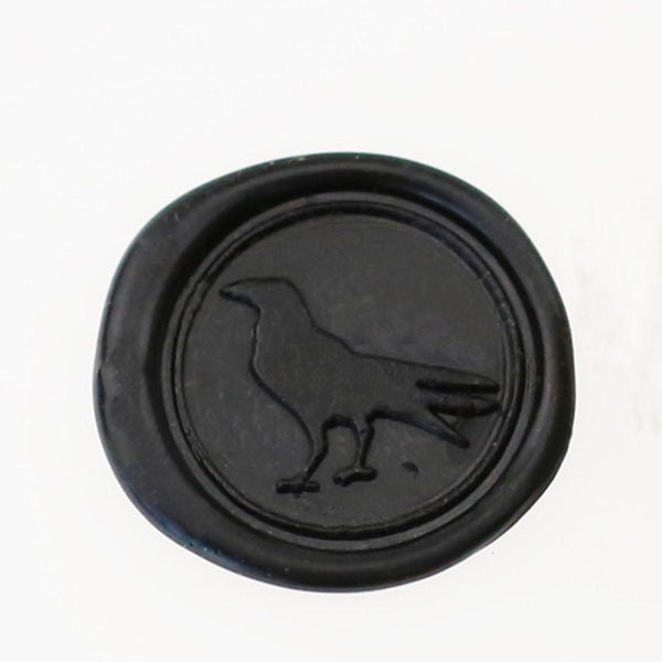 Raven Wax Seal Stamp/wedding sealing wax/crow seal-WS054