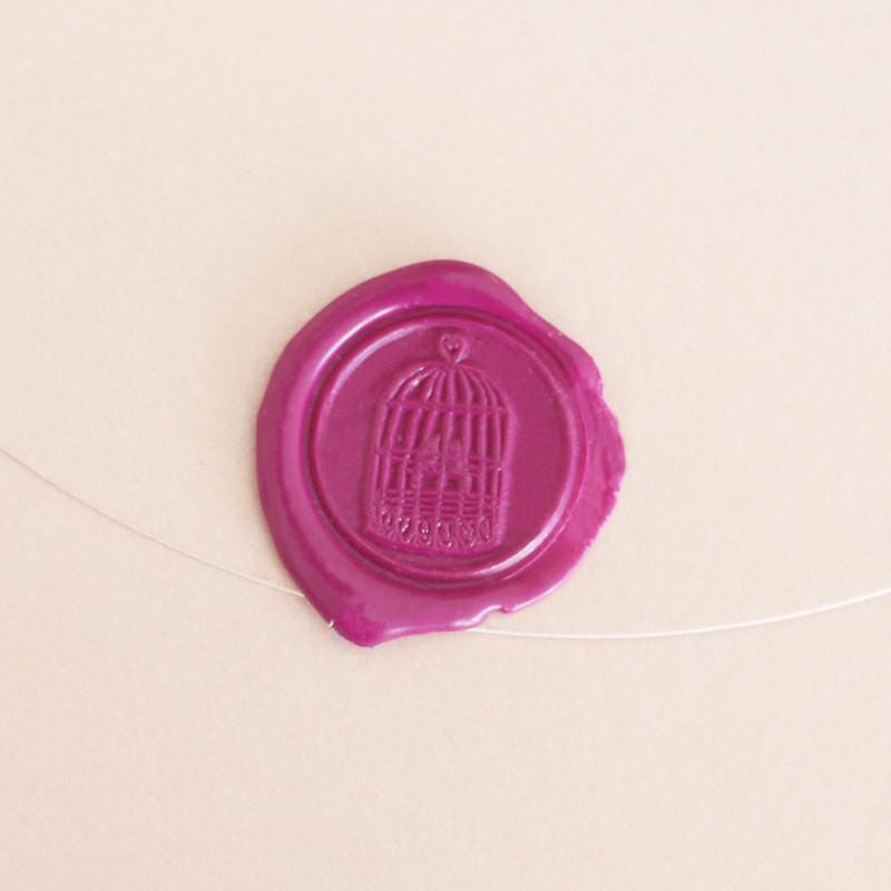 Birdcage Wax Seal Stamp/ wedding invitation seals/ envelope seals/--WS027