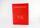 Washington City skyline in Pop up card greeting card  3d gift card gift for travelers