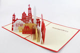 Washington City skyline in Pop up card greeting card  3d gift card gift for travelers