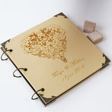 Personalized Heart Engraved Photo Album/ CPA003