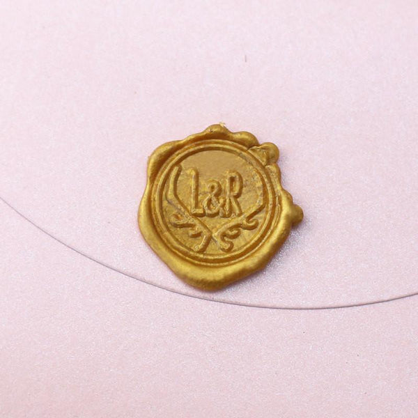 Custom Double Initials Wedding wax seal stamp/personalized deer Antler/wedding invitation seal