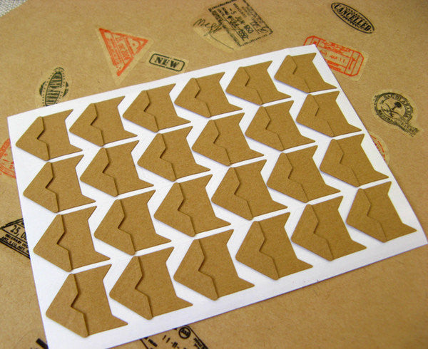 120 Pcs  Corner sticker PA040