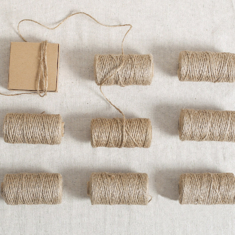 50 Meter vintage natural JUTE Twine String for crafting, gift