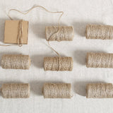 50 Meter vintage natural JUTE Twine String for crafting, gift wrapping, packaging, invitations