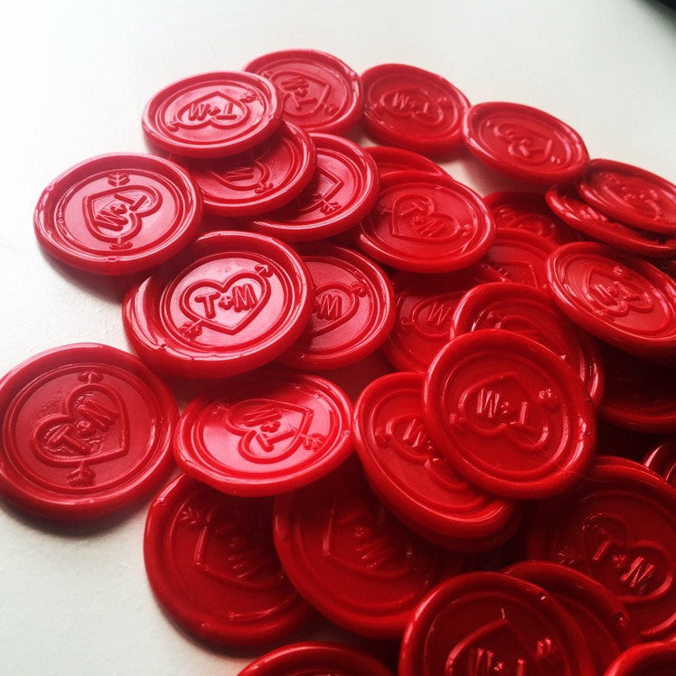 Custom self adhensive wax seal stickers – DokkiDesign