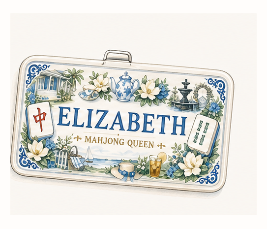 Mahjong Name Tag